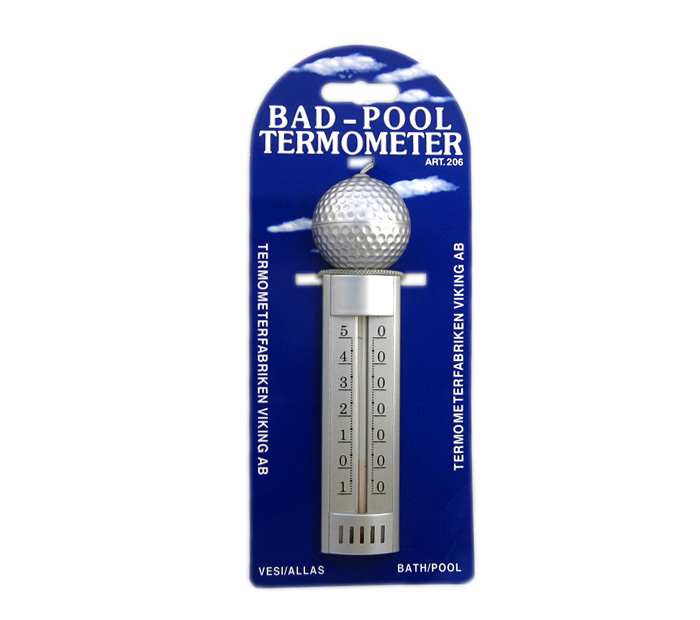 Badtermometer Silver Liten
