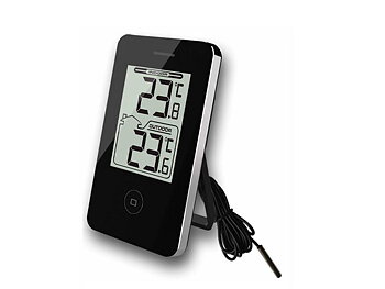 Digital termometer Svart