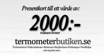 Presentkort 2000SEK