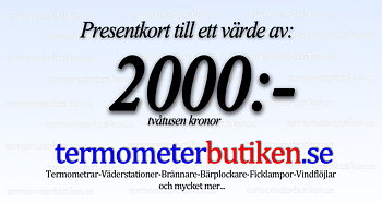 Presentkort 2000SEK