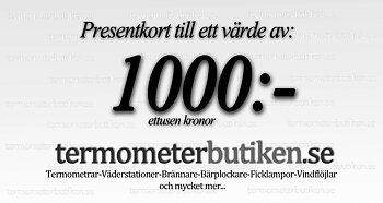 Presentkort 1000SEK