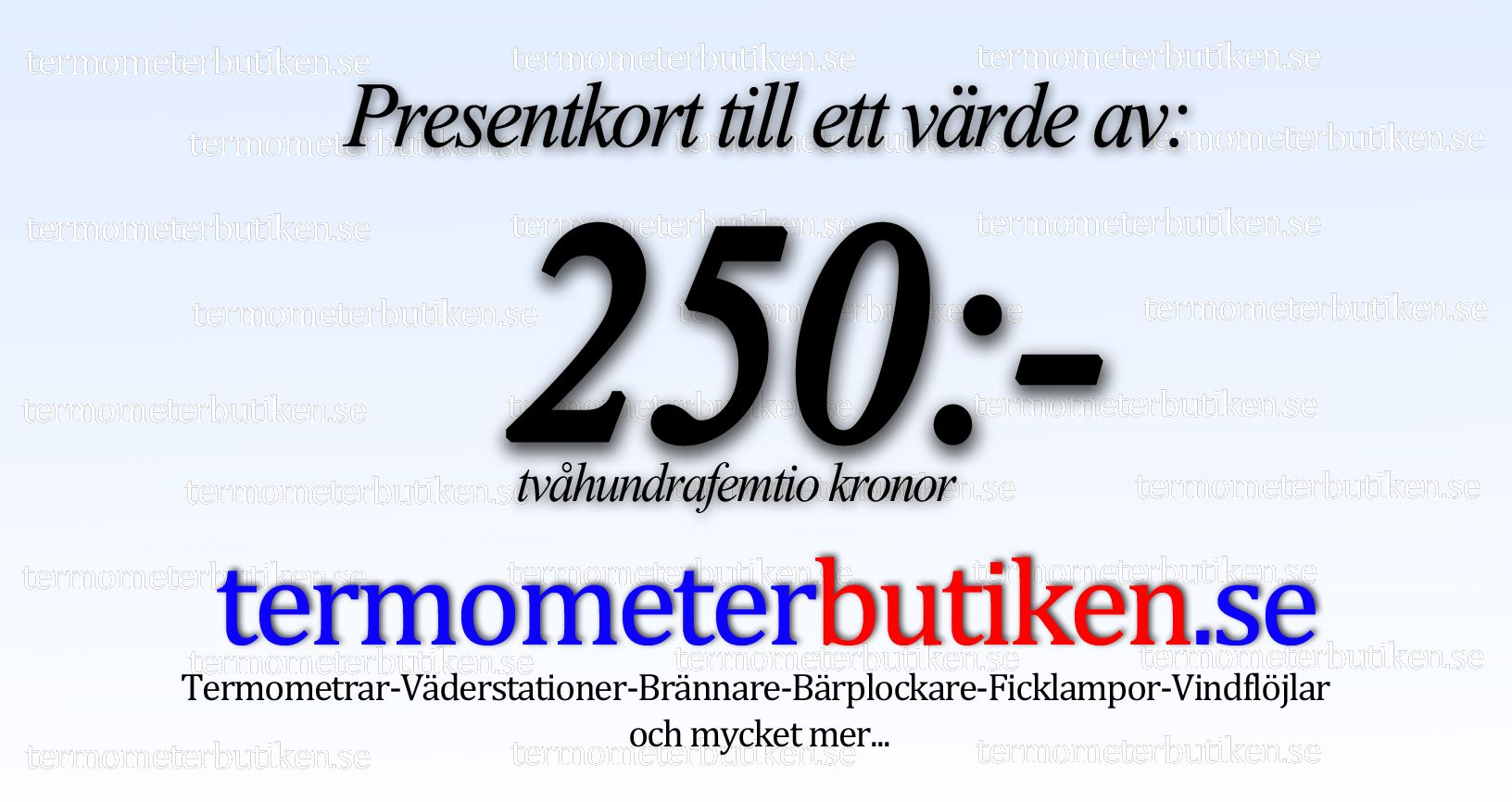 Presentkort 250SEK