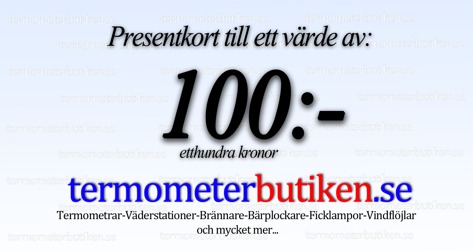 Presentkort 100SEK