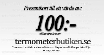 Presentkort 100SEK