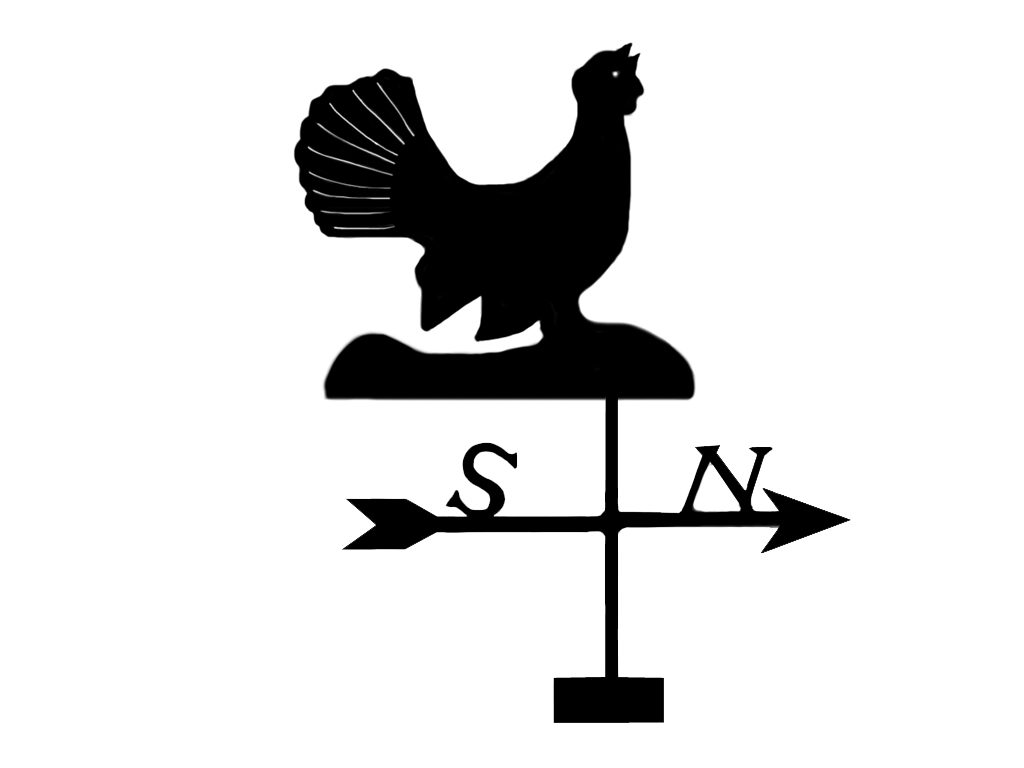 Vindflöjel Tjäder