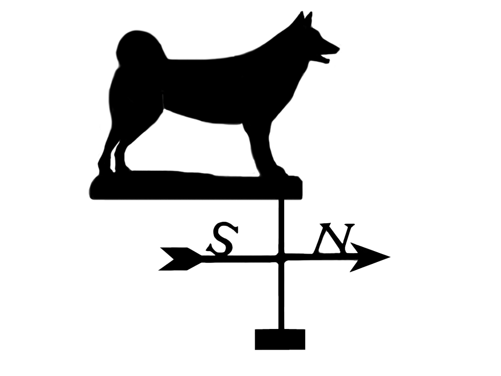 Vindflöjel Gråhund