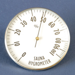 Bastuhygrometer Rund