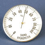Bastuhygrometer Rund