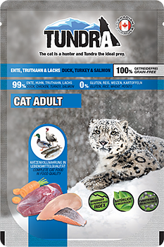TUNDRA - Anka, Kyckling, Kalkon & Lax 16 x 85 gram