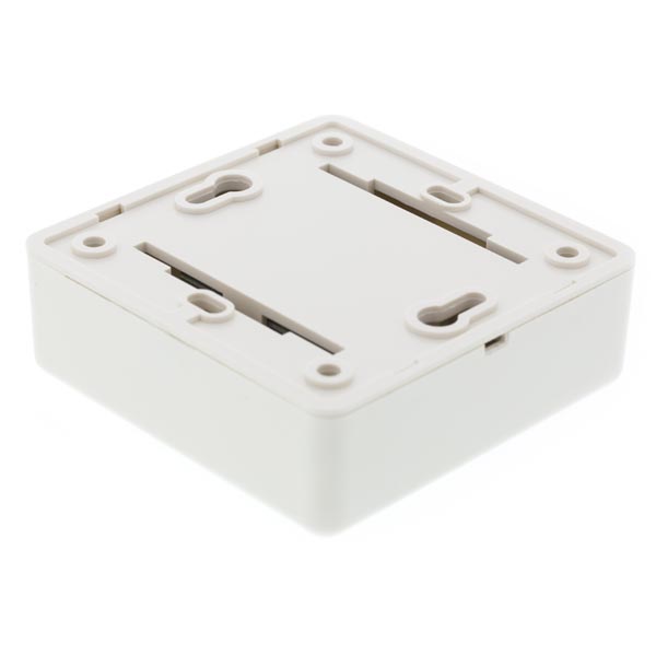 Deltaco vägguttag, utanpåliggande UTP 1xRJ45, Cat6, vit - 2