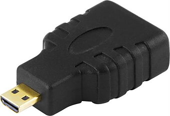 Deltaco HDMI-adapter, micro HDMI hane till HDMI hona
