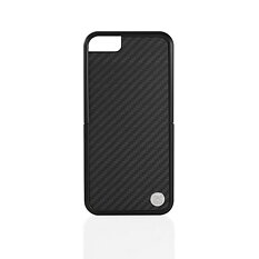 CDN Carbon Fibre, hårdplastskal med kolfibermönster för iPhone 5, svart/kolfibermönster