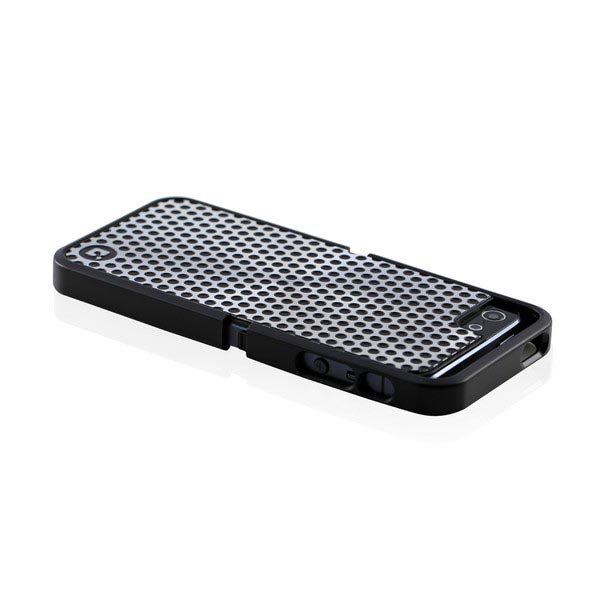 CDN Laminati, hårdplastskal med laminerad aluminiumplatta för iPhone 5/5S - 2