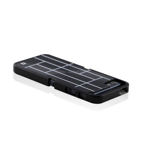 CDN Laminati, hårdplastskal med laminerad aluminiumplatta för iPhone 5/5S, svart - 2