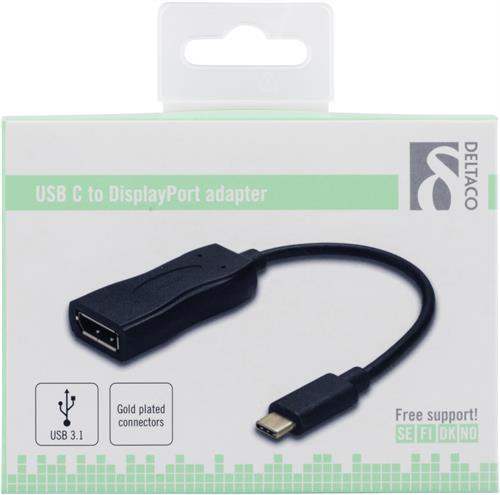 Deltaco USB 3.1 till DisplayPort adapter - 2