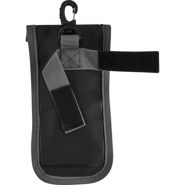 Stay Dry vattentätt fodral av tarpaulin för smartphones, hängkrok, svart, grå - 3