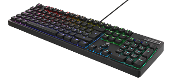 Deltaco Gaming mekaniskt tangentbord, USB, svart
