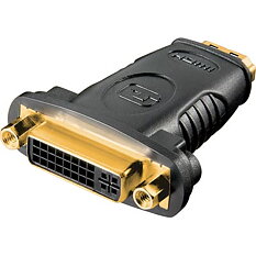 Deltaco HDMI-adapter, HDMI 19-pin ho till DVI-D Single Link ho
