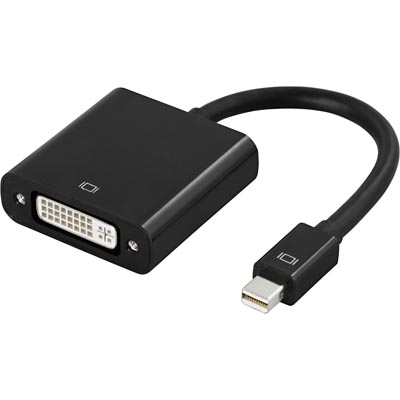 Deltaco mini DisplayPort till DVI-D Single Link adapter
