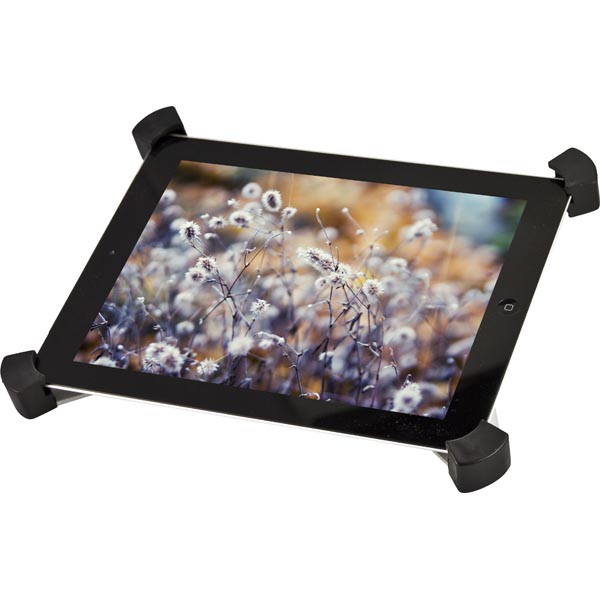 DELTACO justerbart stativ för iPad/iPad 2/iPad 3, silver - 2