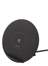 Deltaco Trådlös Laddare för iPhone och Android, 5W, QI-certifierad, svart