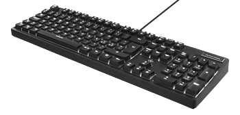 Deltaco Gaming mekaniskt tangentbord med LED, USB, svart