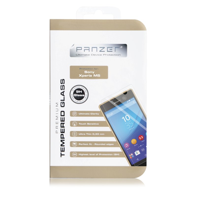 Puro Panzer Tempered Glass Screenprotector Sony Xperia M5 - 5