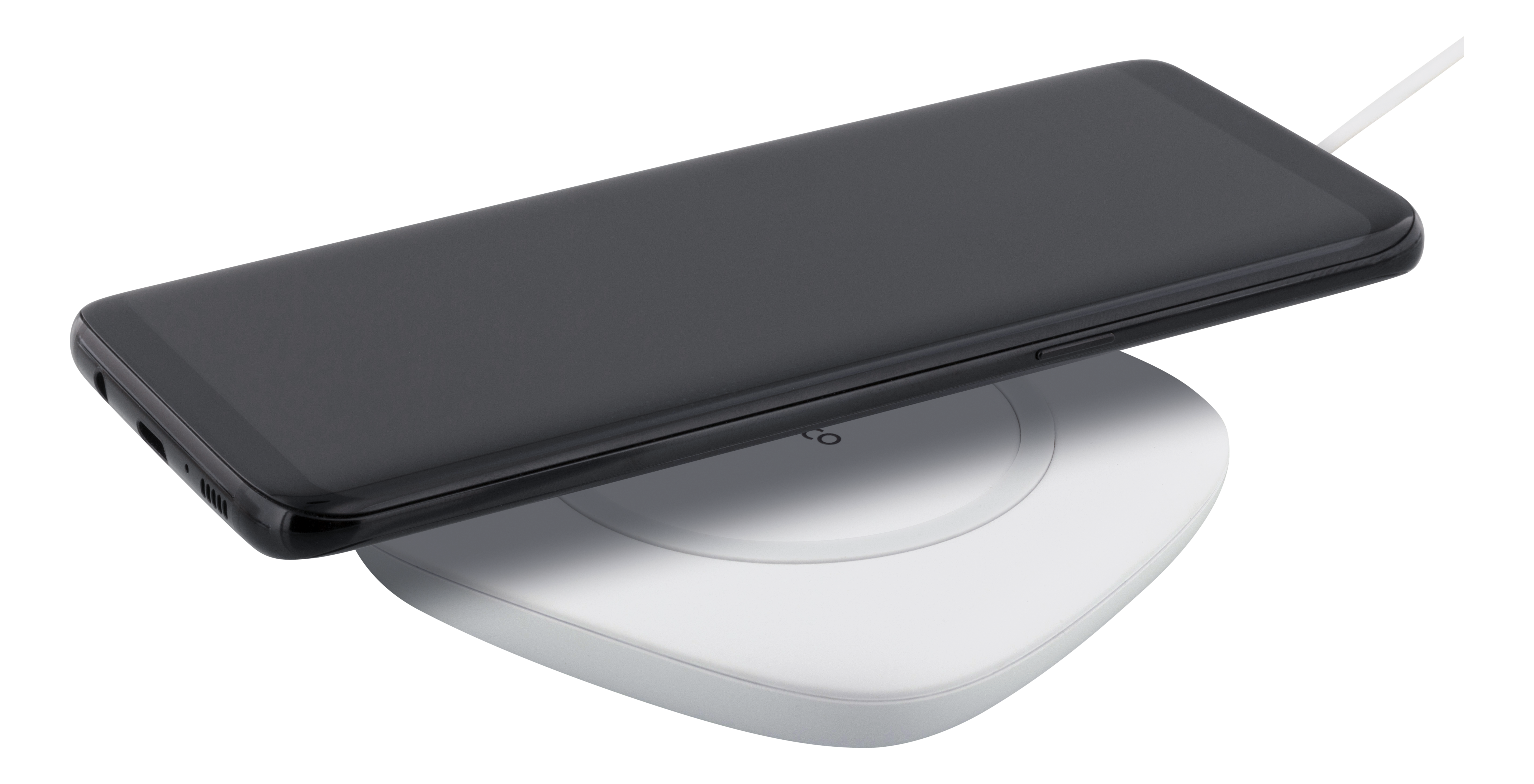 Deltaco Trådlös laddare, Qi 1,2, 7,5W, LED, USB - 4