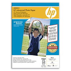 HP Advanced blankt fotopapper A4, 25 ark