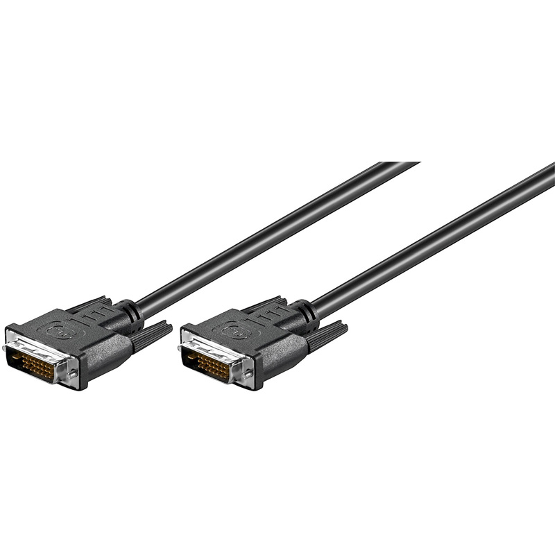 Goobay DVI monitorkabel Dual Link, DVI-D ha - ha, 0,5m
