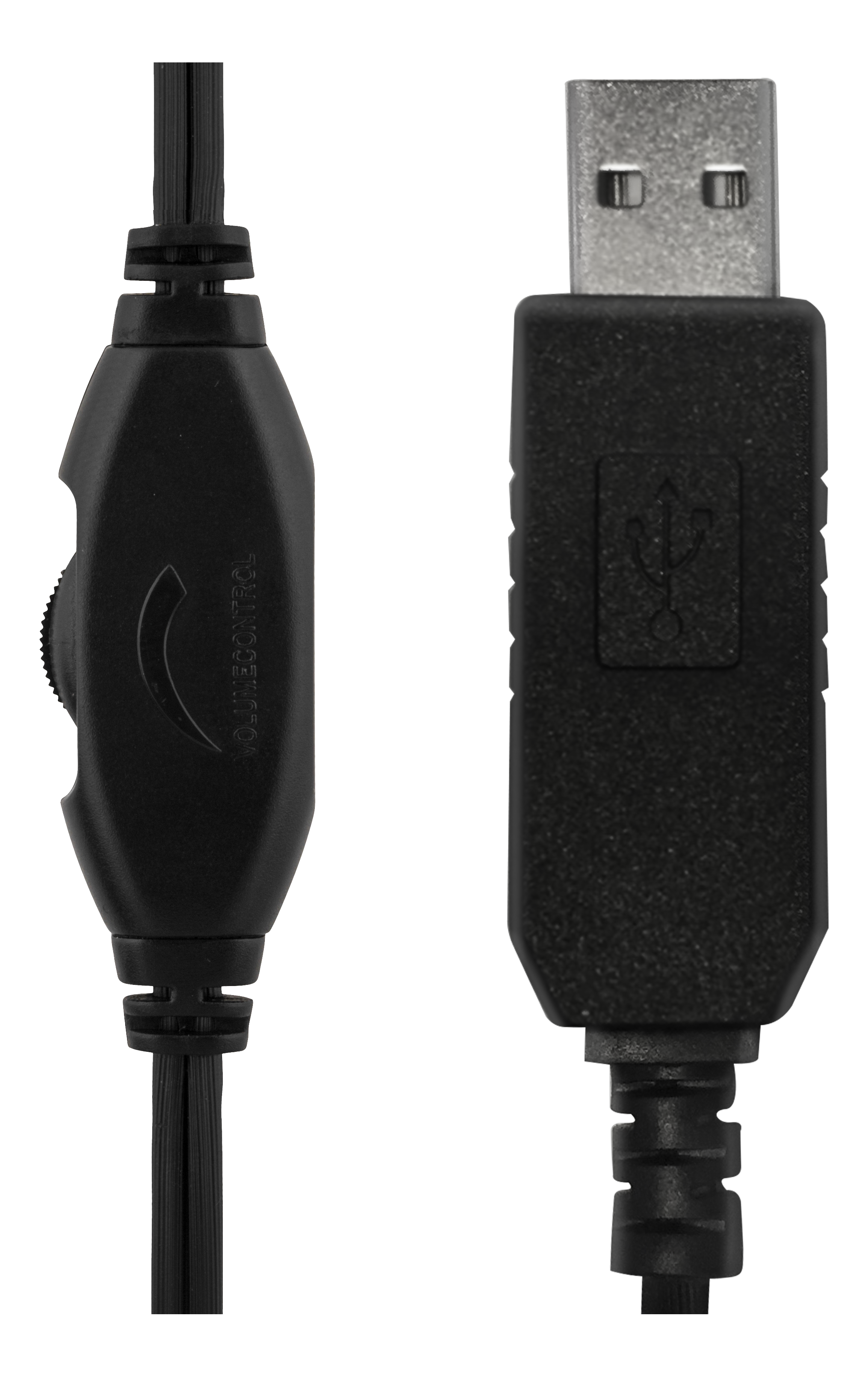 Deltaco USB stereo headset, 40 mm element, 32 ohm - 3