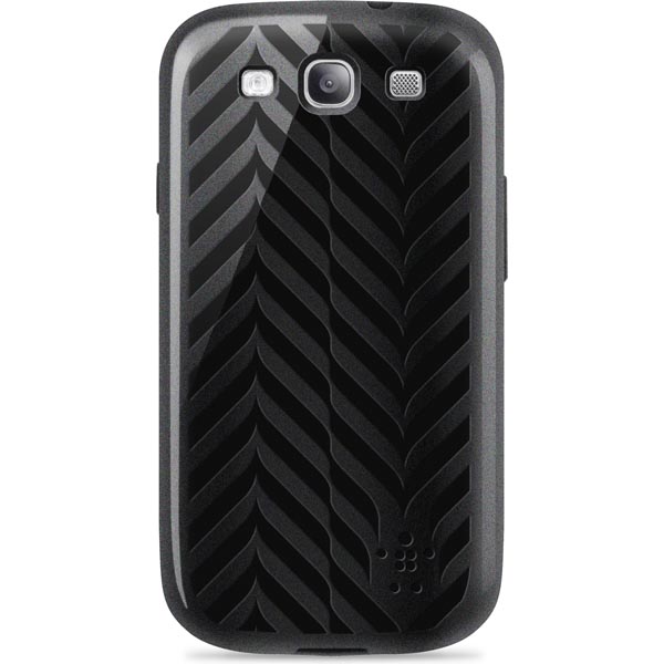 Belkin Grip Weave, termoplastskal för Samsung Galaxy S III, svart
