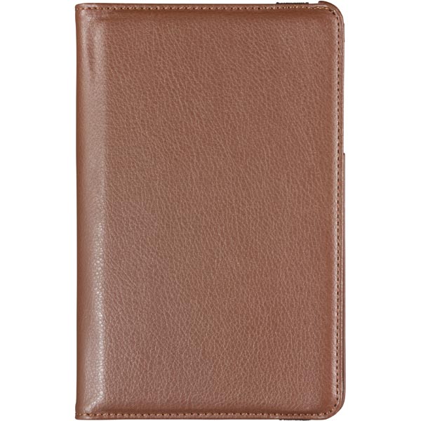 DELTACO läderfodral med roterande hållare för Nexus 7 (1:a gen), brun - 2