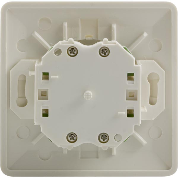 DELTACO vägguttag, infällt UTP, 2xRJ45, Cat5e - 2