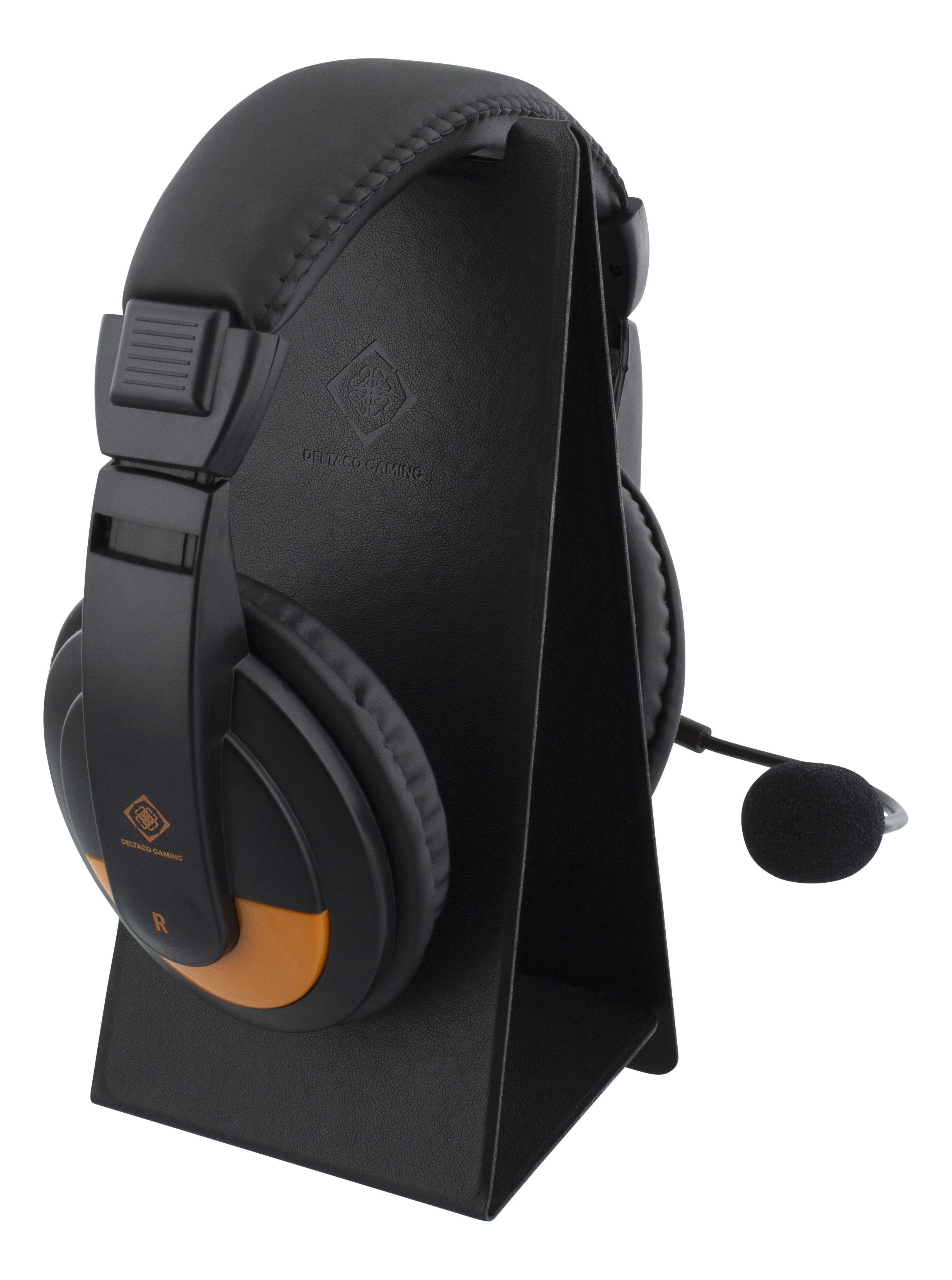 Deltaco Gaming Universellt hopfällbart headsetstativ - 2