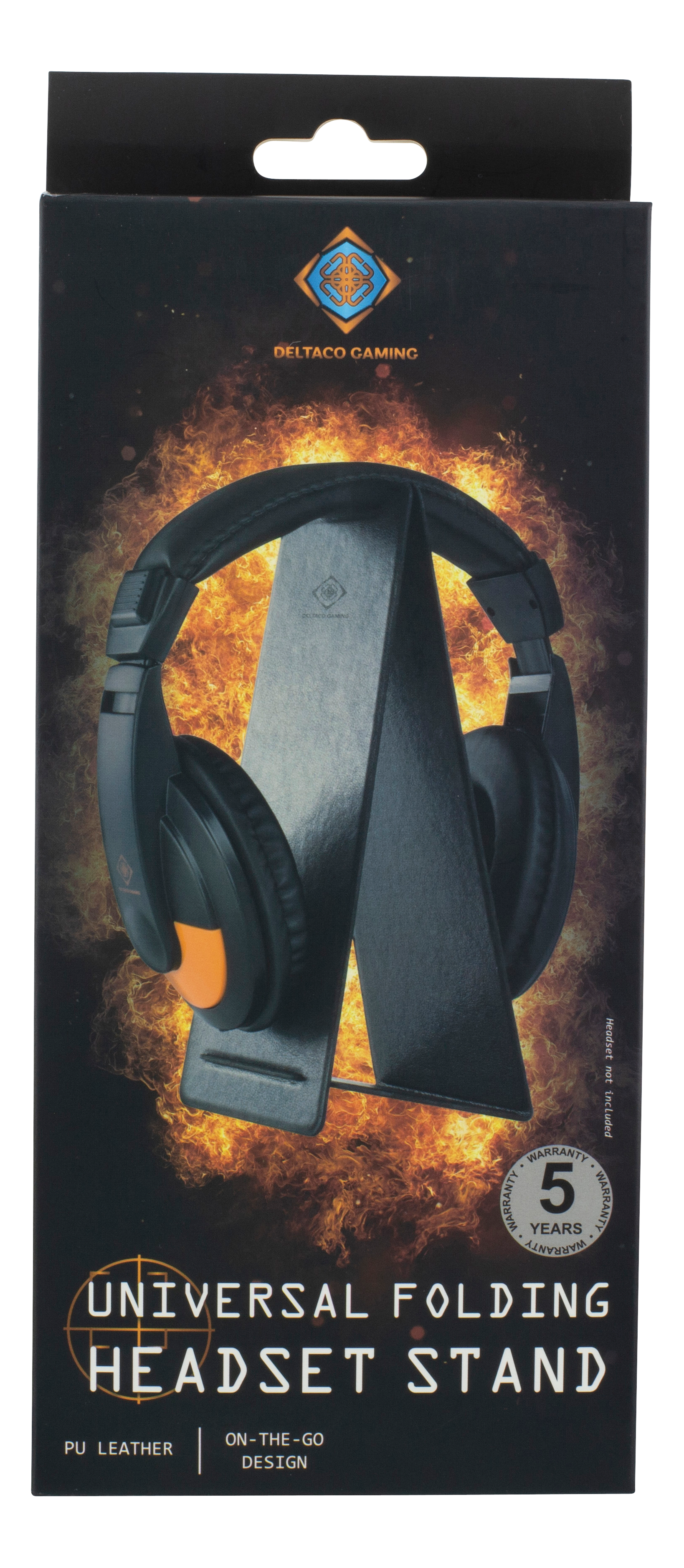 Deltaco Gaming Universellt hopfällbart headsetstativ - 6