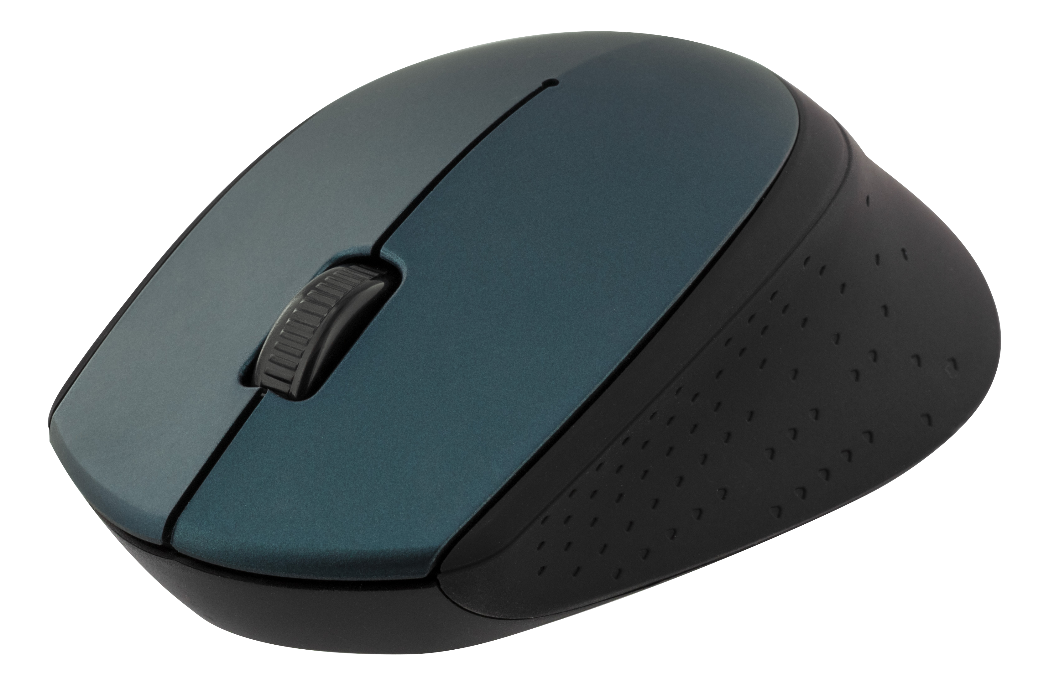 Deltaco trådlös optisk mus, 2,4GHz, 3 knappar med scroll, 1200 DPI, USB nano-mottagare, grön