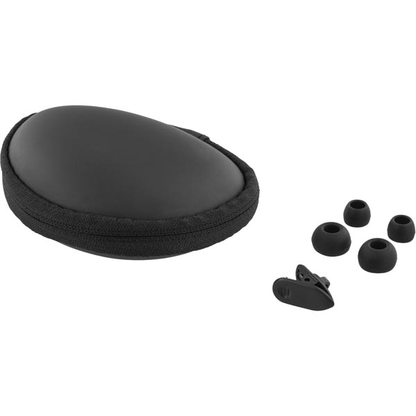 STREETZ in-ear med mikrofon, 3,5mm anslutning, svarsknapp, 1,2m, svart/vit - 3