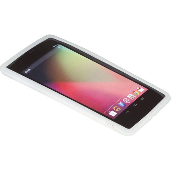 DELTACO silikonskal till Nexus 7 (1st generation), transparent vit - 2