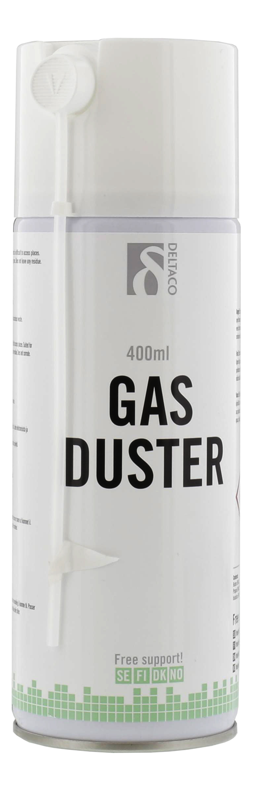 Deltaco komprimerad gas i sprayburk, 400ml