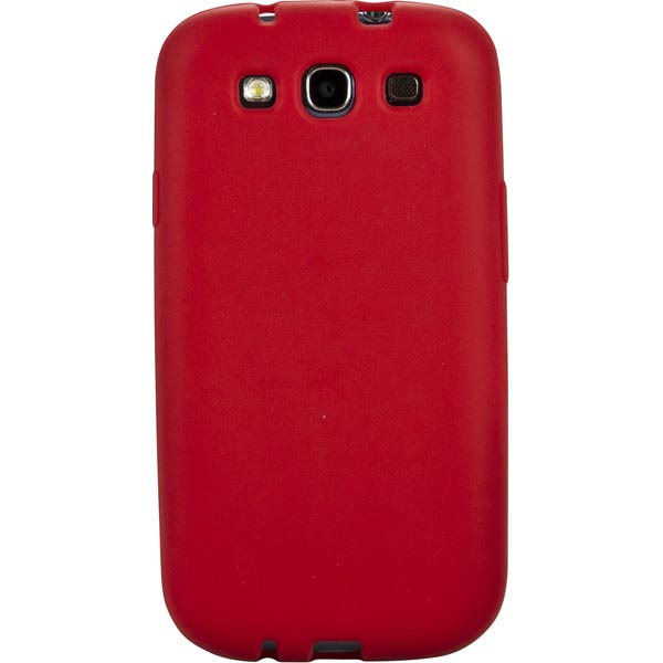 DELTACO sillikonskal till Samsung Galaxy S III(I9300), röd - 2