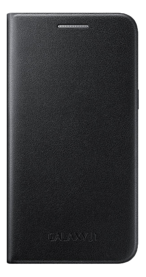 Samsung Flip Wallet Cover, för Samsung Galaxy J1, svart