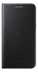 Samsung Flip Wallet Cover, för Samsung Galaxy J1, svart
