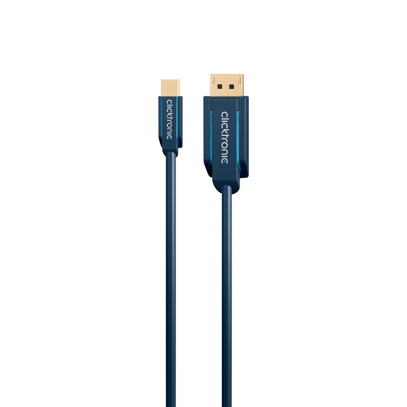 Clicktronic Mini DisplayPort till DisplayPort med ljud, 5m - 4