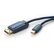 Clicktronic Mini DisplayPort till DisplayPort med ljud, 5m