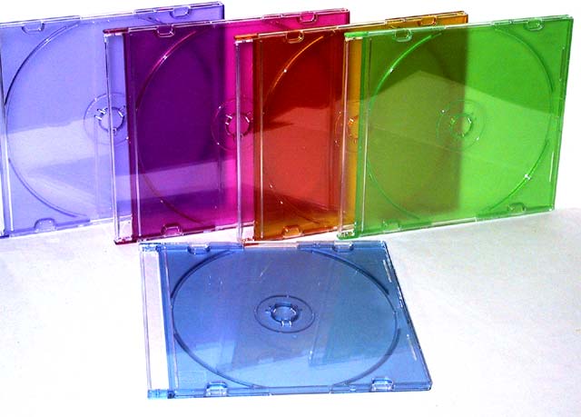 RiDATA färgade cd slim fodral, 10 pack - 2