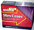RiDATA färgade cd slim fodral, 10 pack