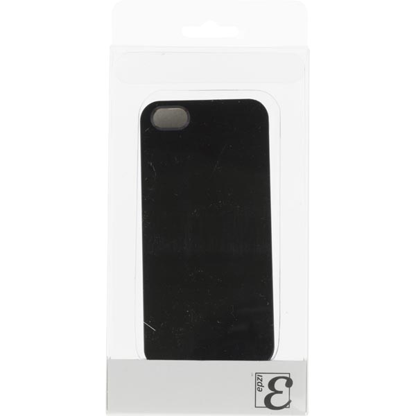 EPZI hårdplastskal för iPhone 5, högblank yta, svart - 2