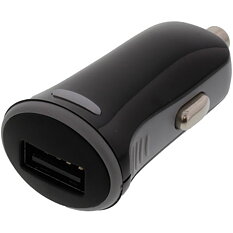 EPZI Billaddare - 2,4A, 1xUSB Typ A, 12V DC input, MFi, svart