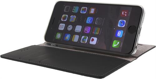 Smart Stand Diarycase - Plånboksfodral i äkta läder för iPhone 6, krokodilmönster - 4